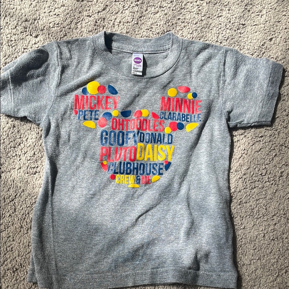 Kids Disney Mickey and friends tshirt from online boutique
